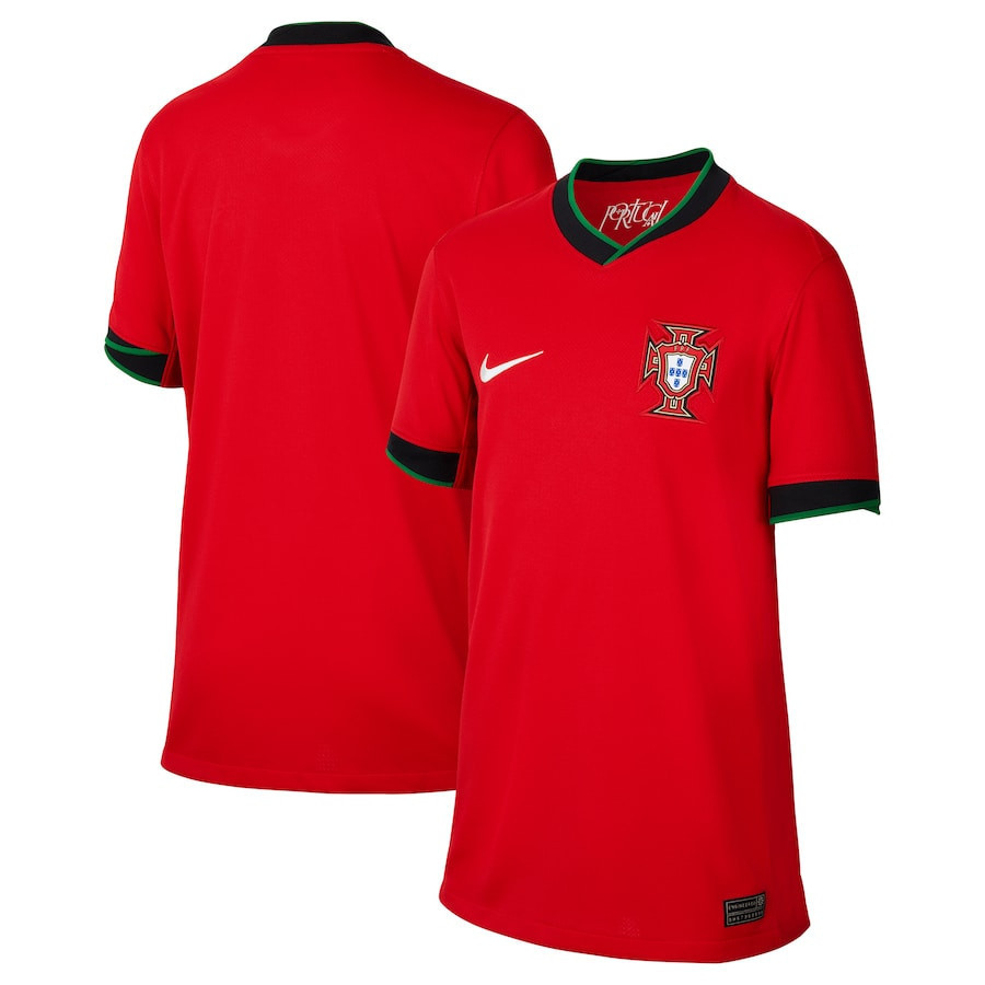 Portugal National Team 2024 Home YOUTH Jersey – Red
