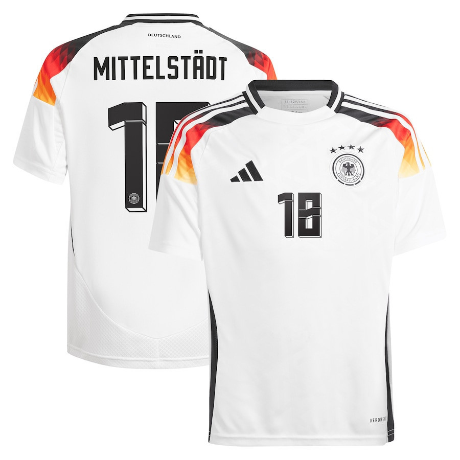 Maximilian Mittelstdt 18 Germany National Team 2024 Home YOUTH Jersey – White