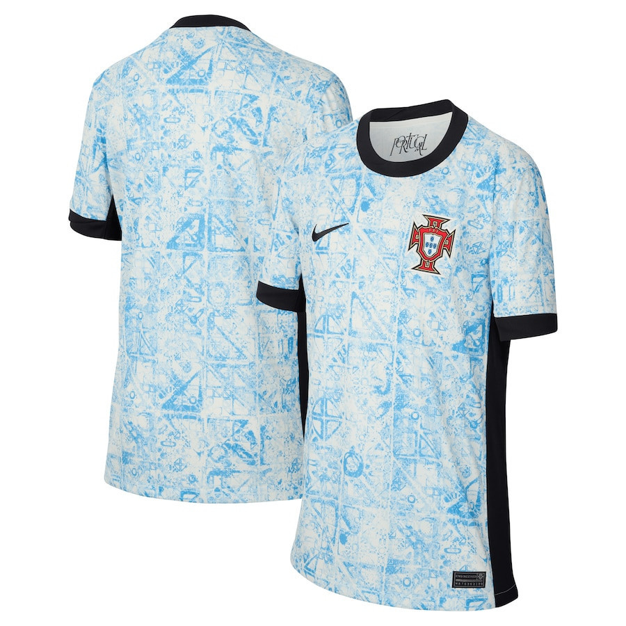 Portugal National Team 2024 Away YOUTH Jersey – Cream