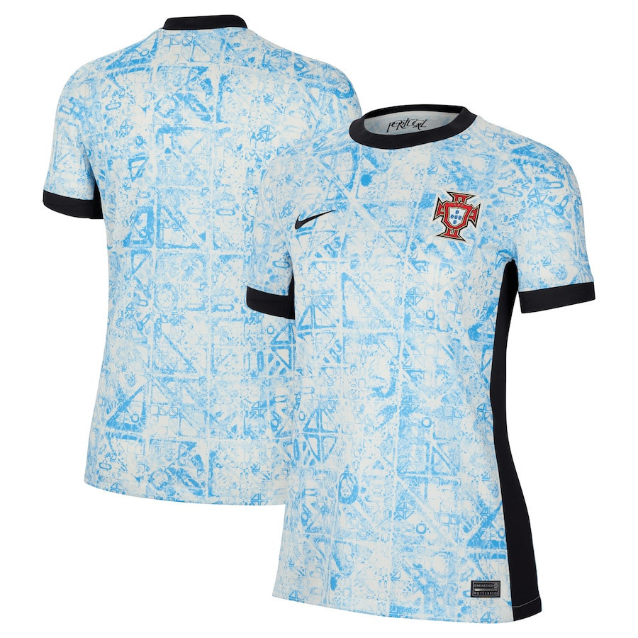 Portugal National Team 2024 Away Women Jersey – Cream