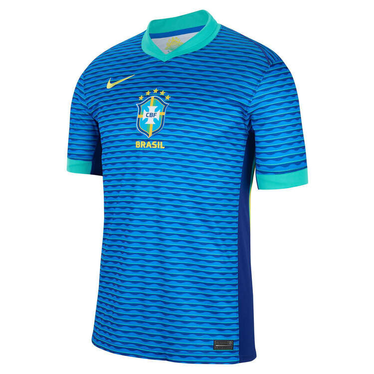 Brazil 2024/25 Stadium Away Football Jersey – Men Blue