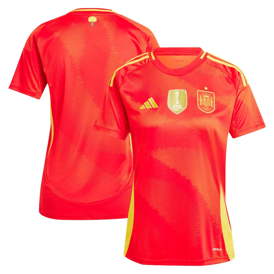 Spain National Team 2024 Home Women Jersey – Scarlet