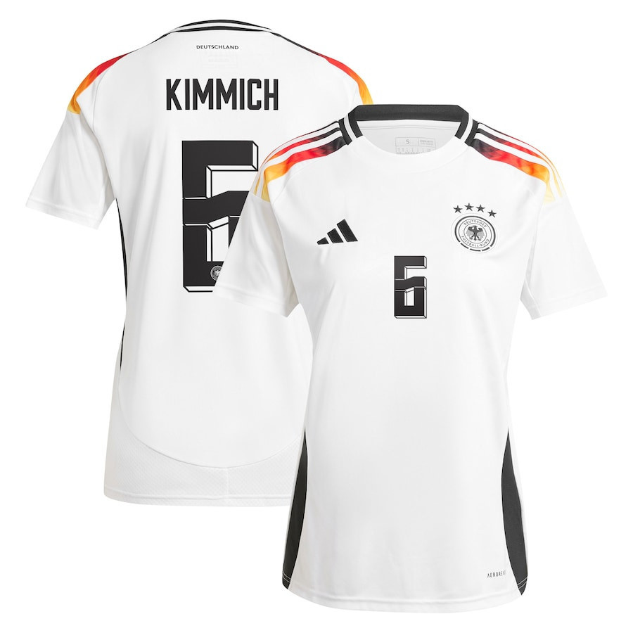 Joshua Kimmich 6 Germany National Team 2024 Home Women Jersey – White