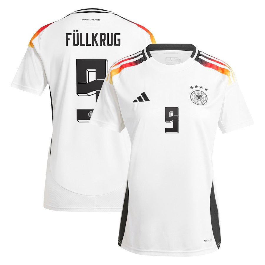 Niclas Fllkrug 9 Germany National Team 2024 Home Women Jersey – White