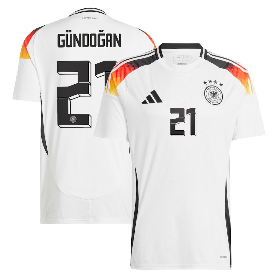 ?lkay Gndo?an 21 Germany National Team 2024 Home Men Jersey – White
