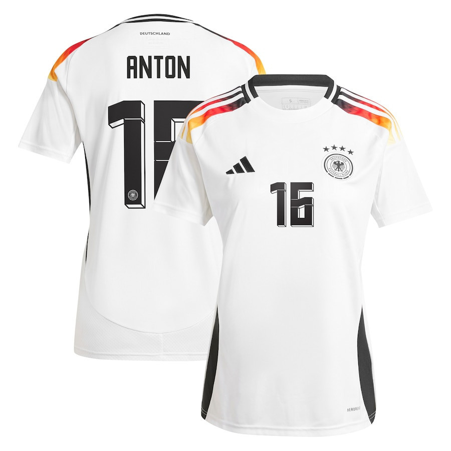 Anton 16 Germany National Team 2024 Home Women Jersey – White