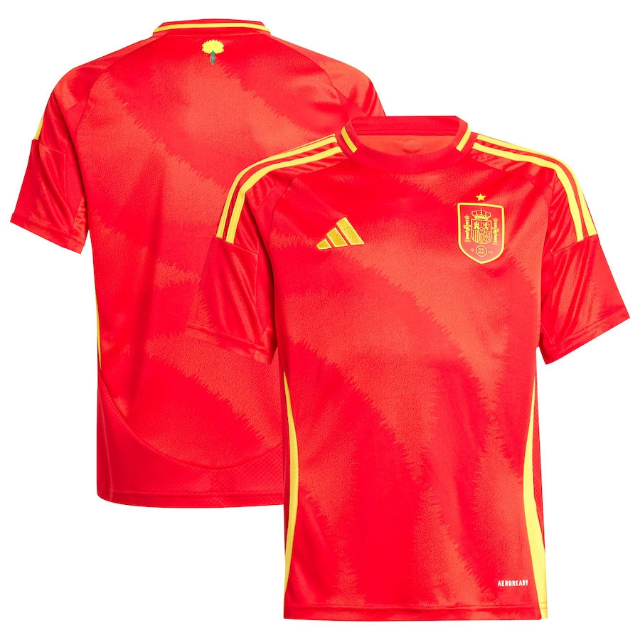 Spain National Team 2024 Home YOUTH Jersey – Scarlet