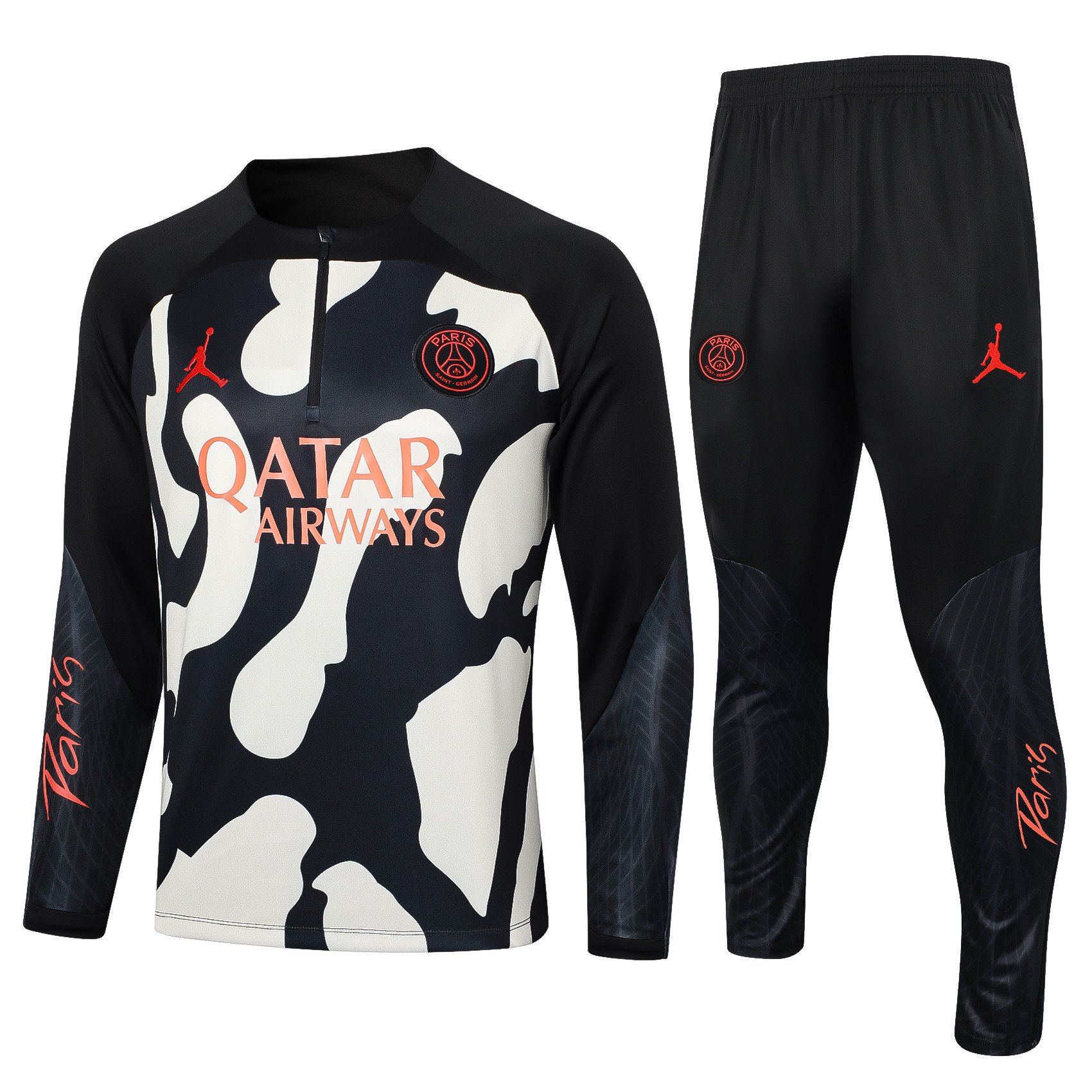 Paris Saint-Germain Training Top Set 23/24 – Noir/Beige
