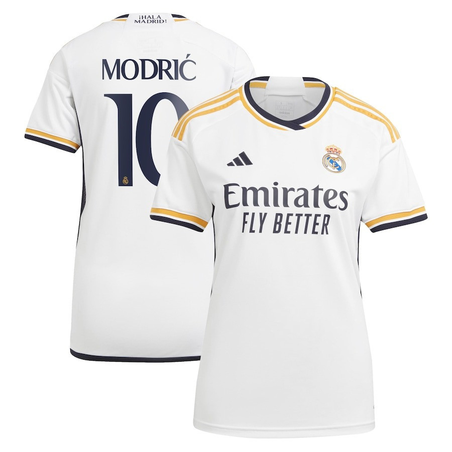 Luka Modric 10 Real Madrid 2023-24 Home Women Jersey – White