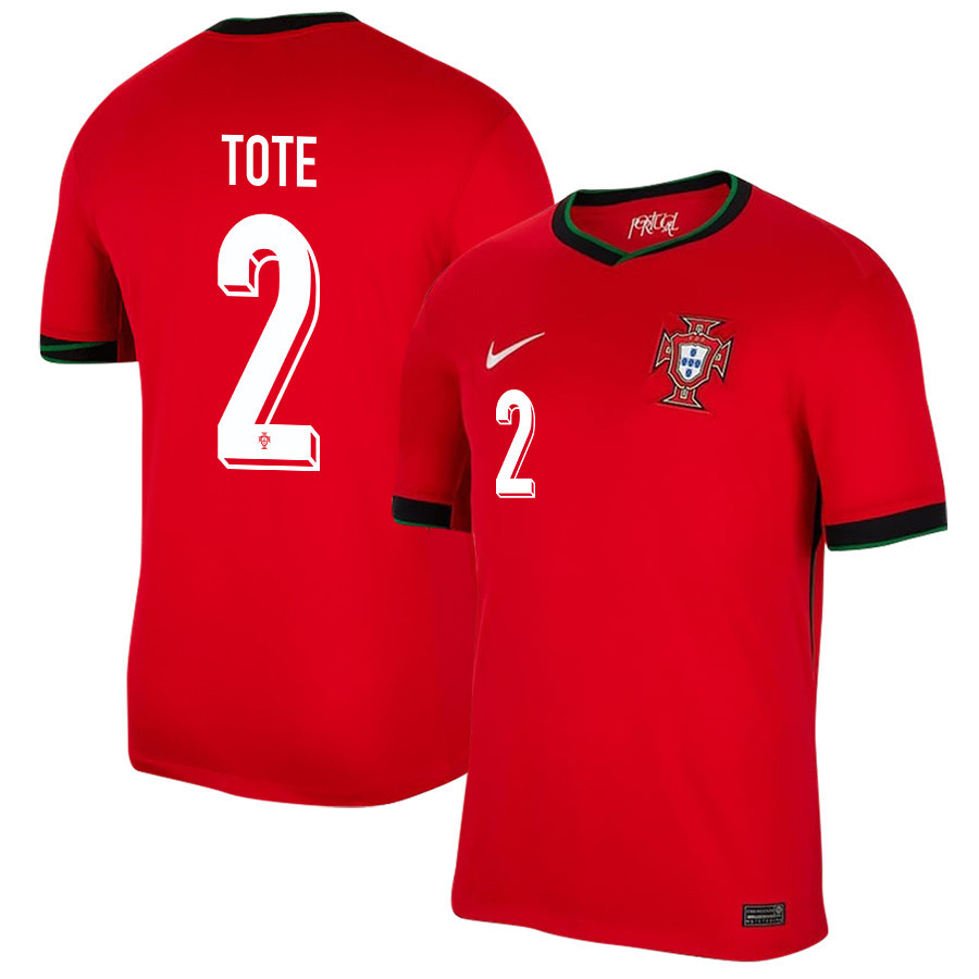 Tote Gomes 2 Portugal National Team 2024/25 Home Men Jersey – Red