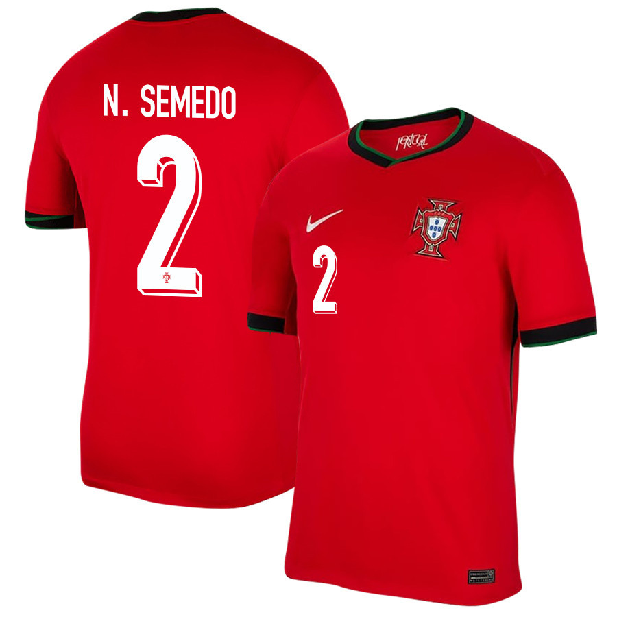 Nlson Semedo 2 Portugal National Team 2024/25 Home Men Jersey – Red
