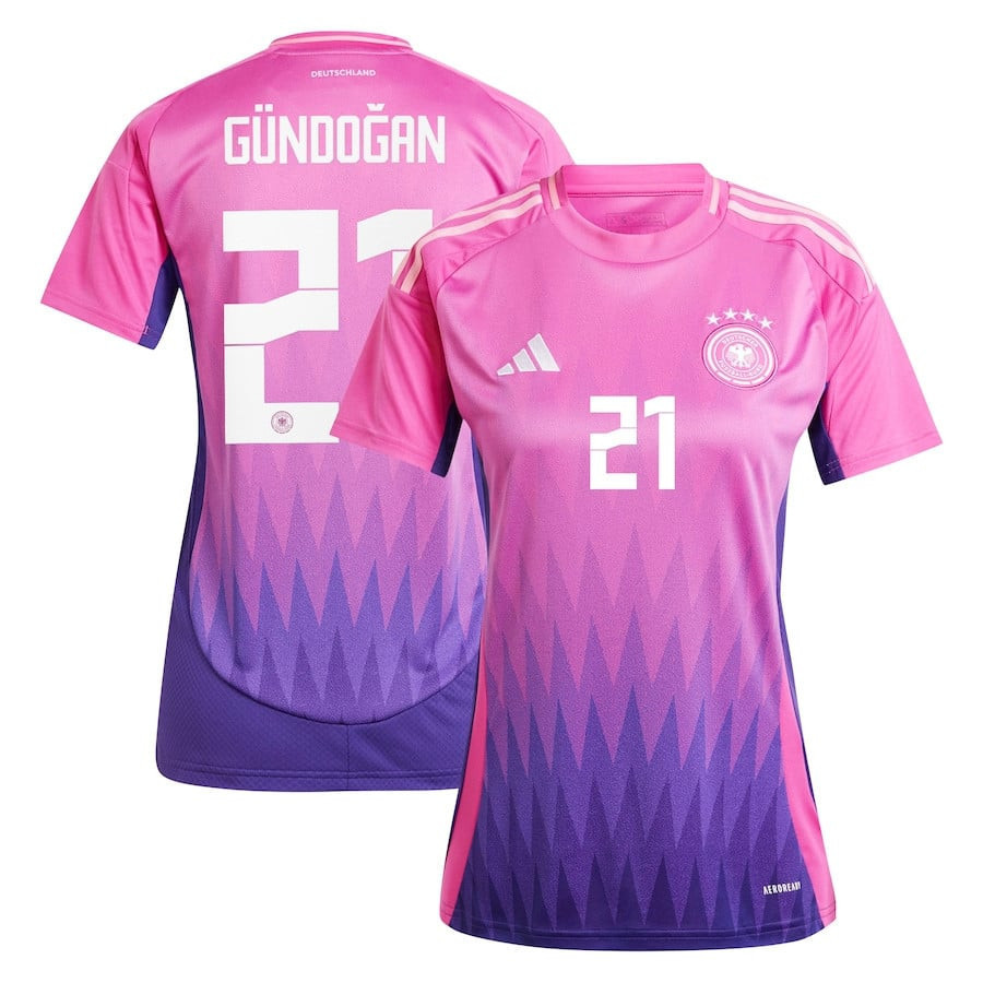 ?lkay Gndo?an 21 Germany National Team 2024 Away Women Jersey – Pink