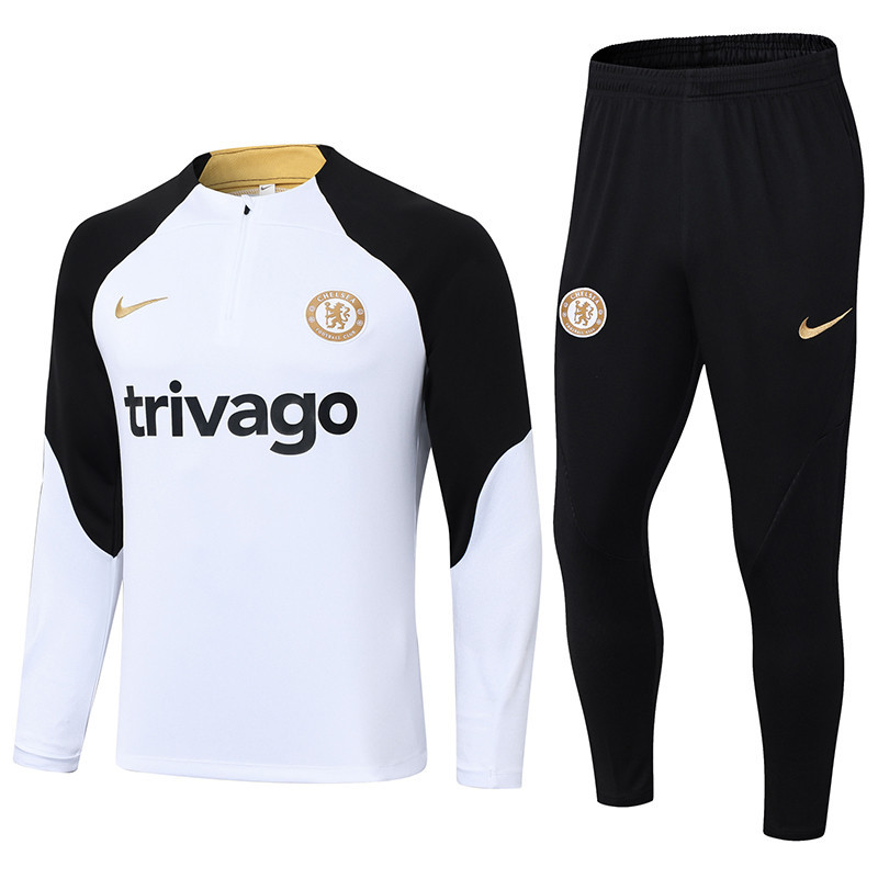 Chelsea Training Top Set 23/24 – Black/White
