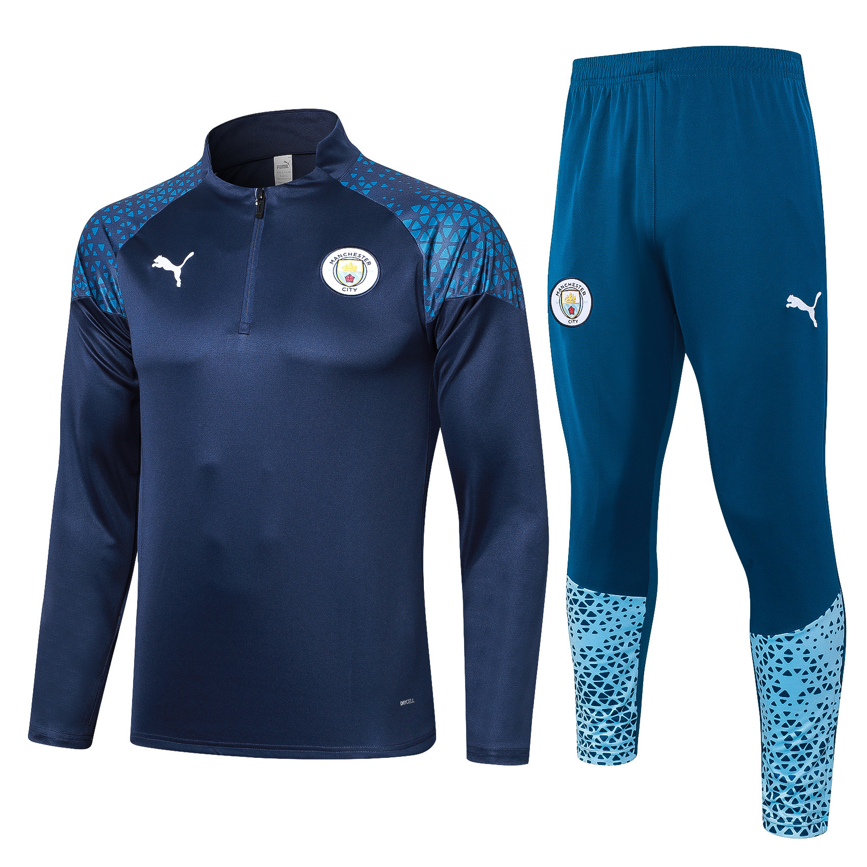 Manchester City Training Top Set 23/24 – Navy Blue