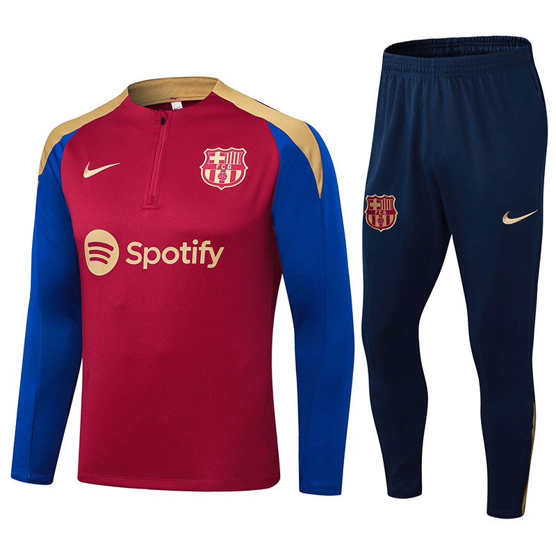 Barcelona Training Top Set 24/25 – Red/Blue/Navy