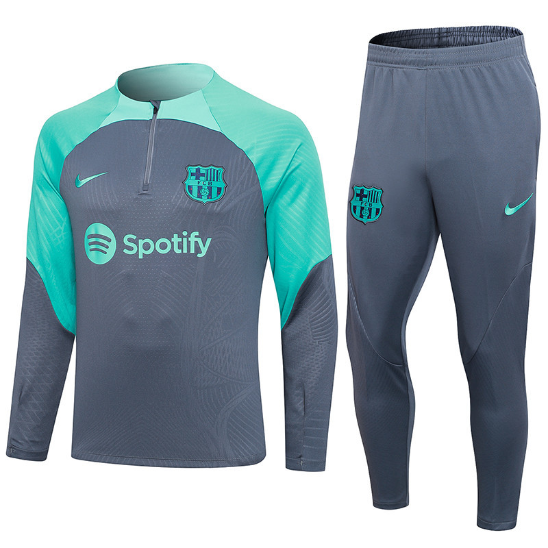 Barcelona Training Top Set 23/24 – Gray/Green