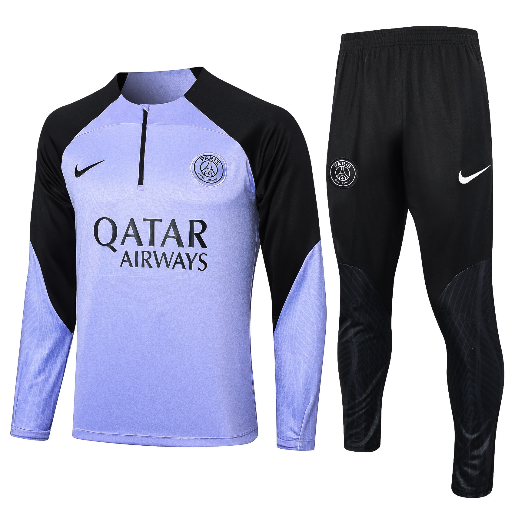 Paris Saint-Germain Training Top Set 23/24 – Black & Purple