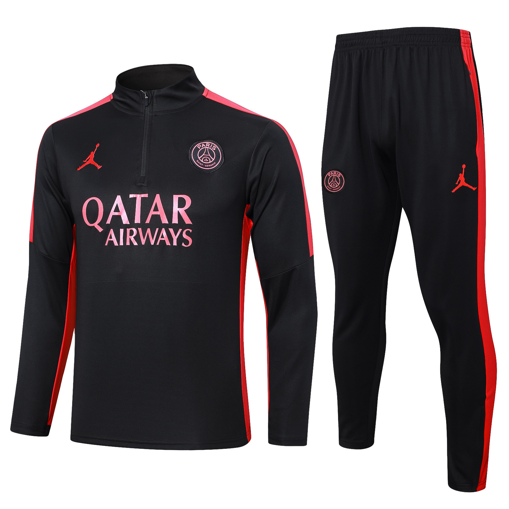 Paris Saint-Germain Training Top Set 23/24 – Black/Red