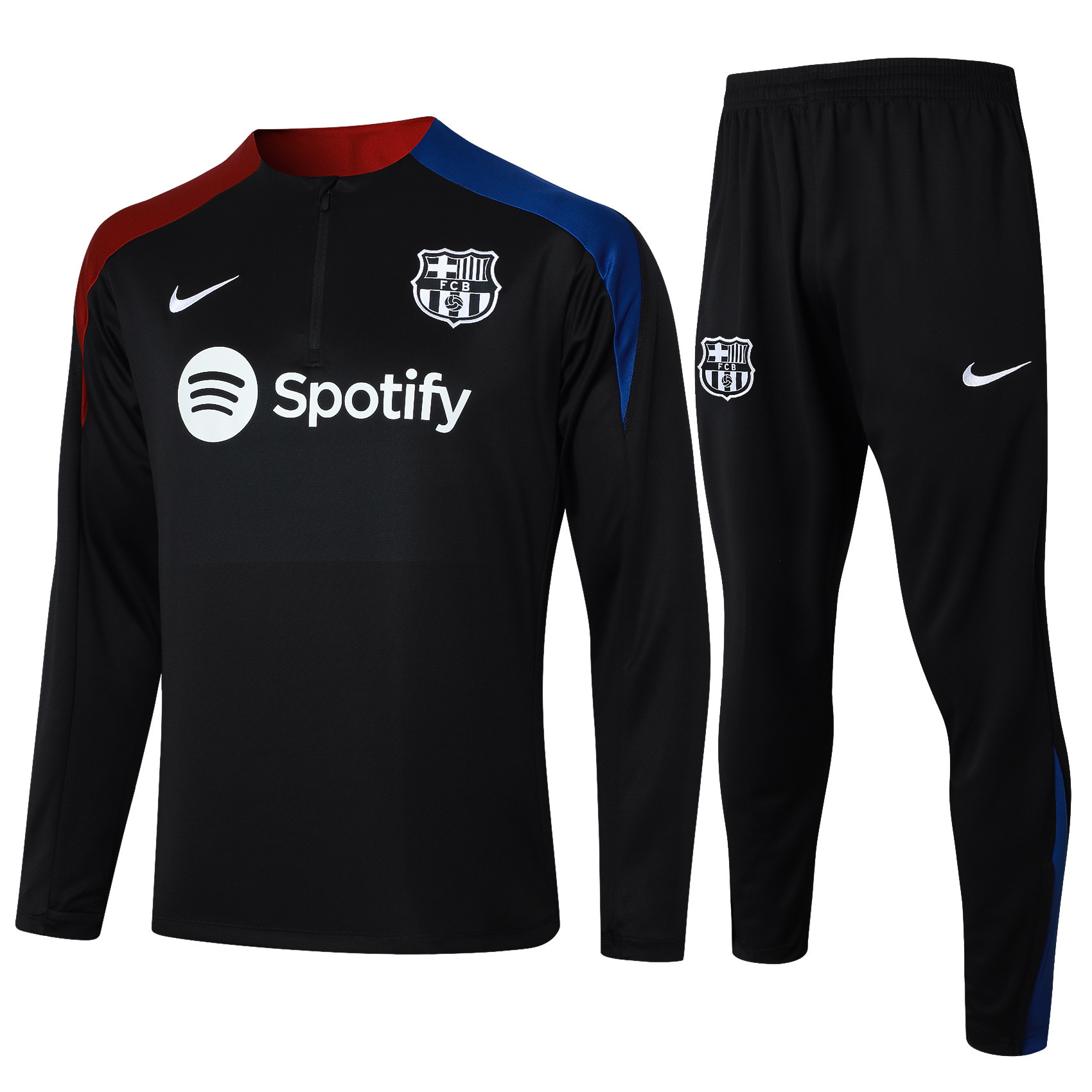 Barcelona Training Top Set 23/24 – Black/Red/Blue