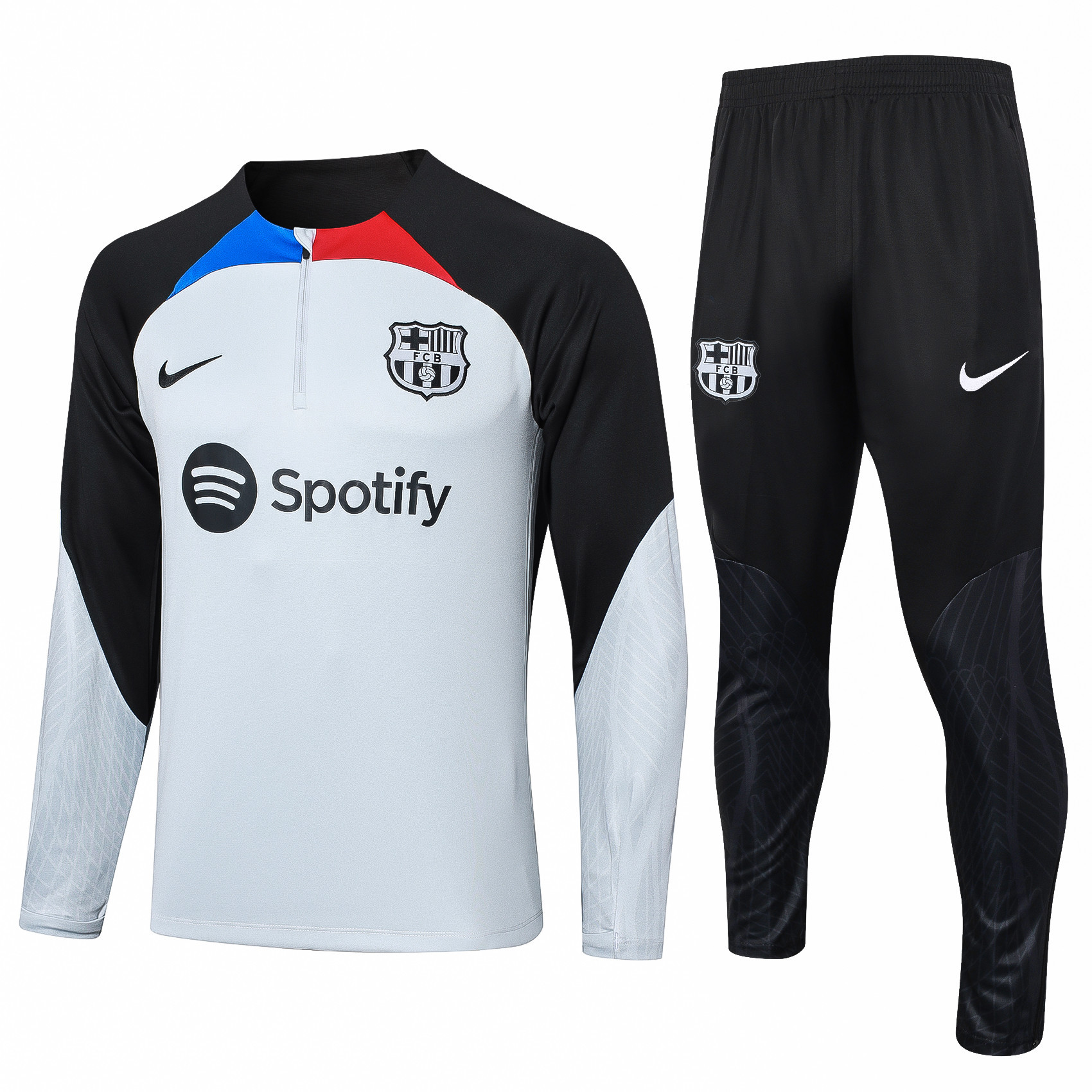 Barcelona Training Top Set 23/24 – Black/Grey