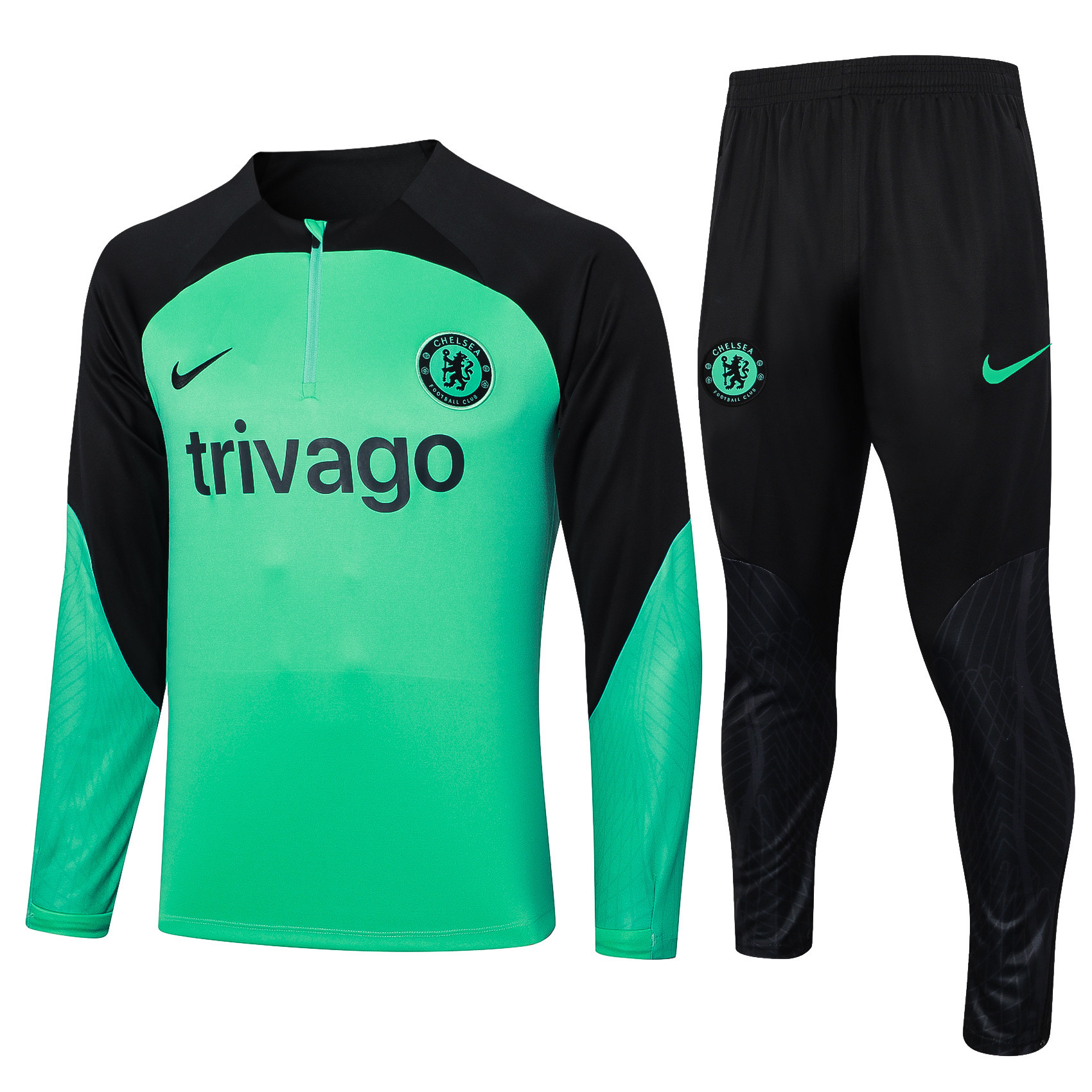 Chelsea Training Top Set 23/24 – Green/Black