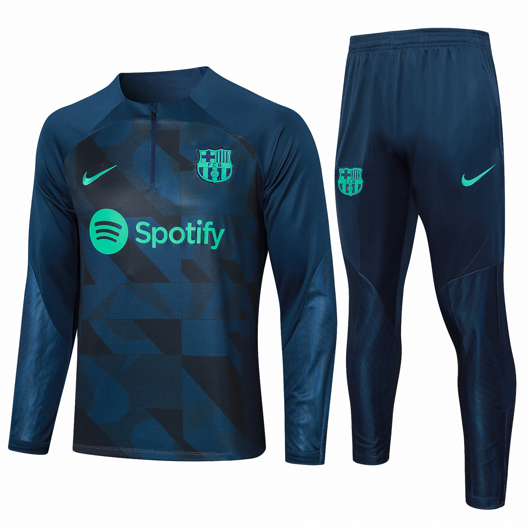 Barcelona Training Top Set 23/24 – Navy Blue