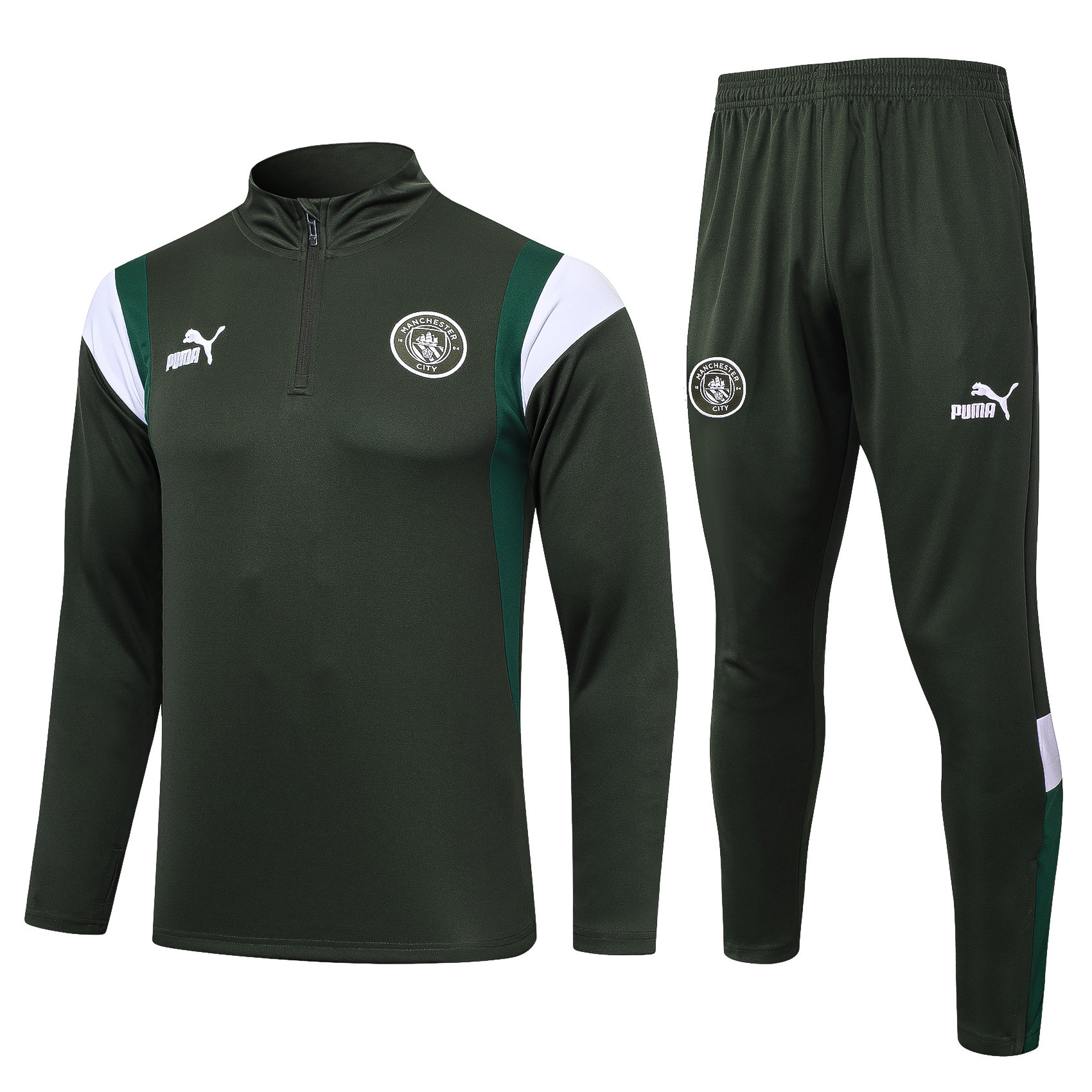 Manchester City Training Top Set 23/24 – Olive