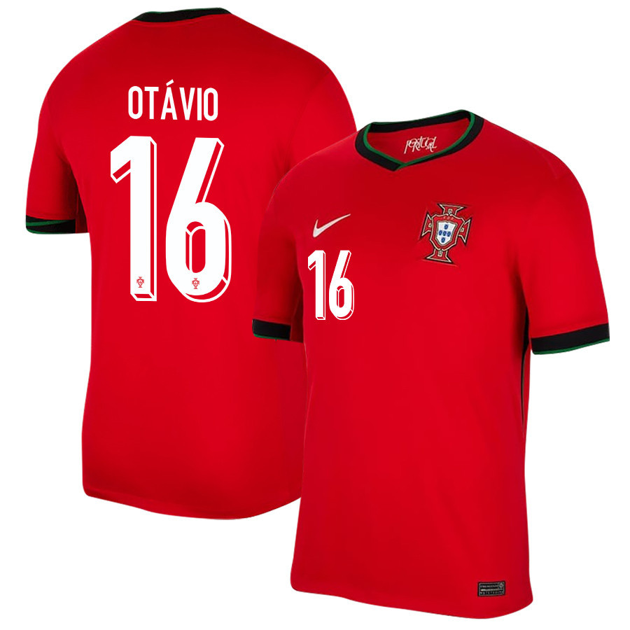 Otvio 16 Portugal National Team 2024/25 Home Men Jersey – Red