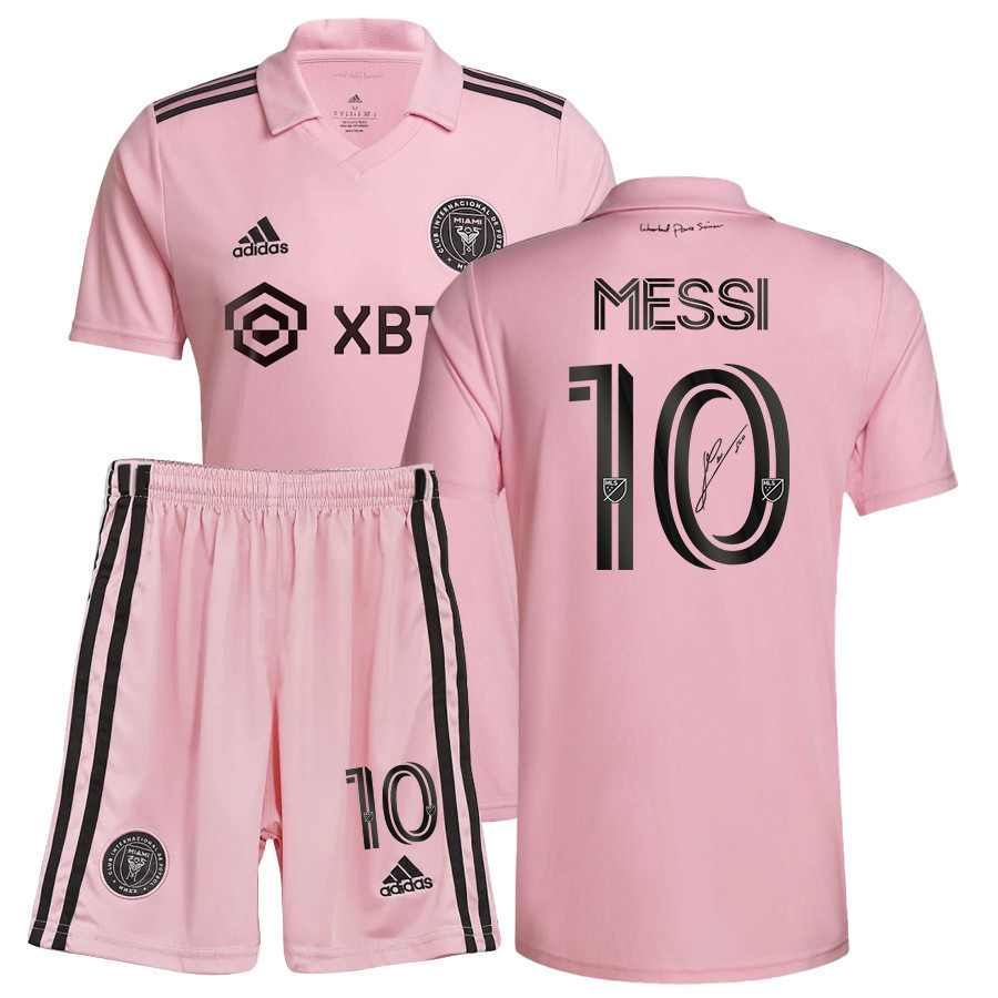 Lionel Messi 10 Signed Inter Miami FC 2023/24 Home Jersey Kit – Pink