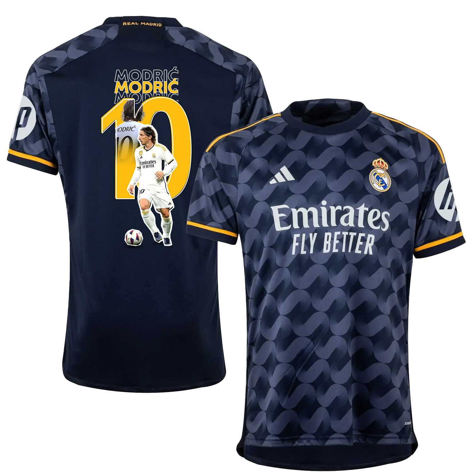 Luka Modric 10 Real Madrid Art Design Away Jersey – Men