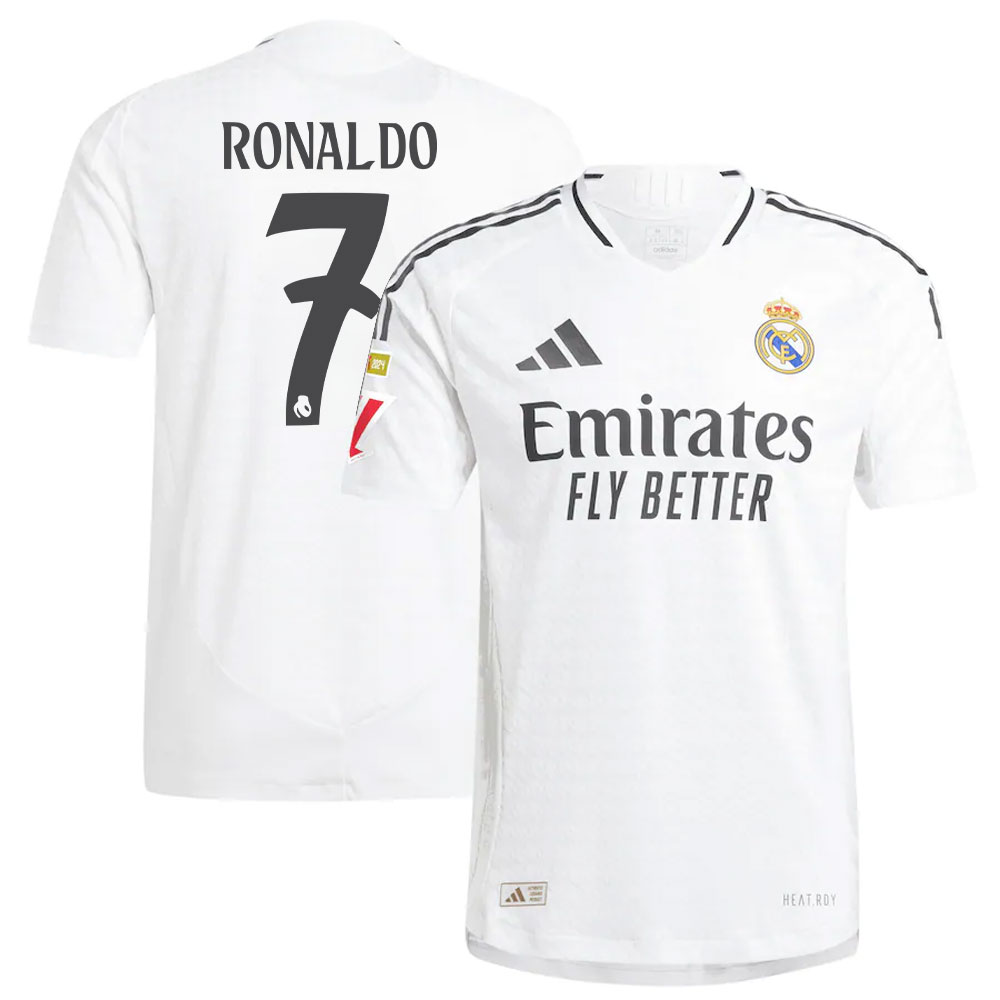 #7 Cristiano Ronaldo Real Madrid 2024/25 Home Player Jersey  White