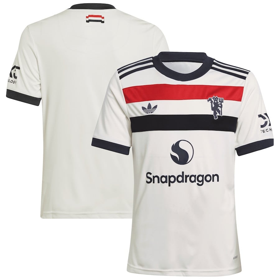 Manchester United 2024/25 Third YOUTH Jersey – Cream