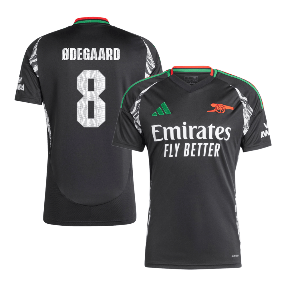 Martin degaard 8 Arsenal Cup 2024/25 Away Men Jersey – Black