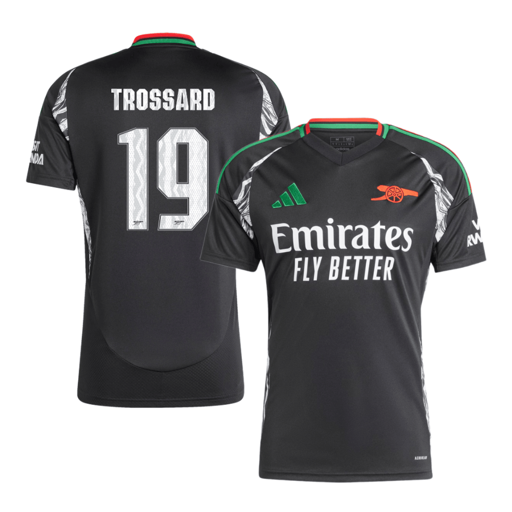 Leandro Trossard 19 Arsenal Cup 2024/25 Away Men Jersey – Black