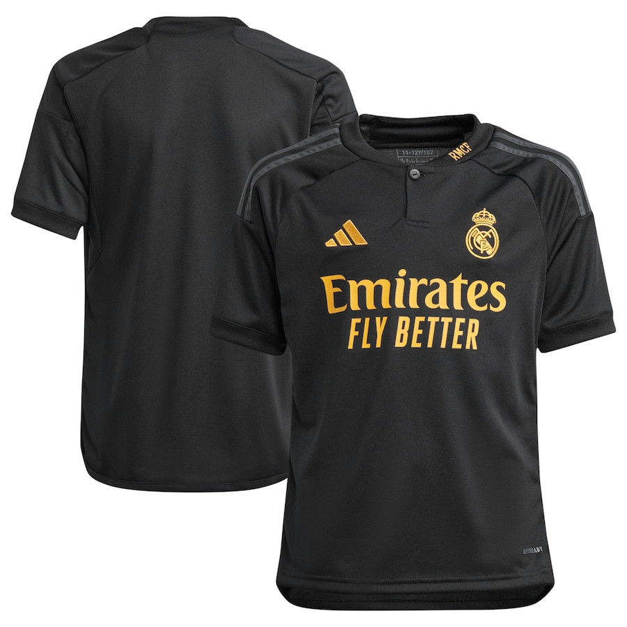 Real Madrid Youth 2023/24 Third Jersey – Black