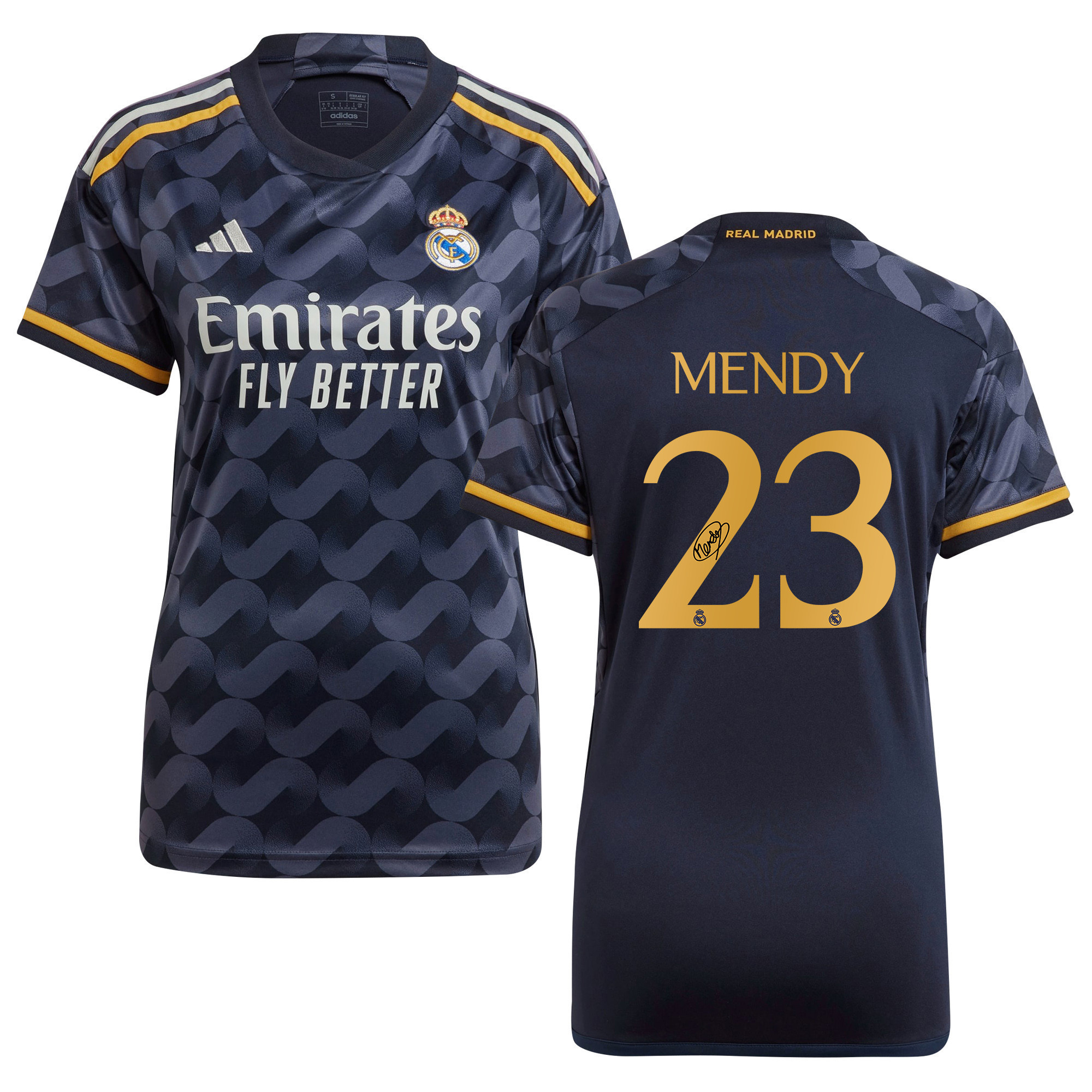 Ferland Mendy 23 Signed Real Madrid 2023/24 Away Autographed – Women