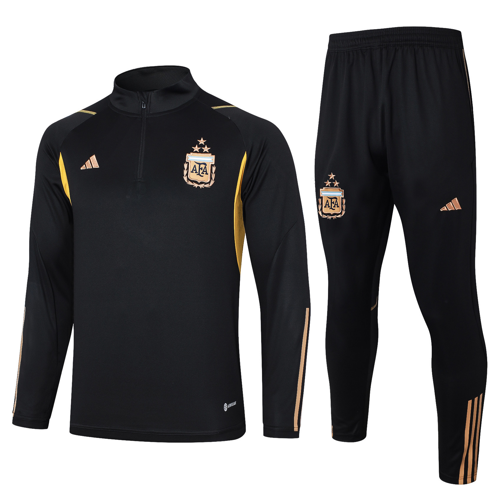Argentina Training Top Set 23/24 – Black/Gold