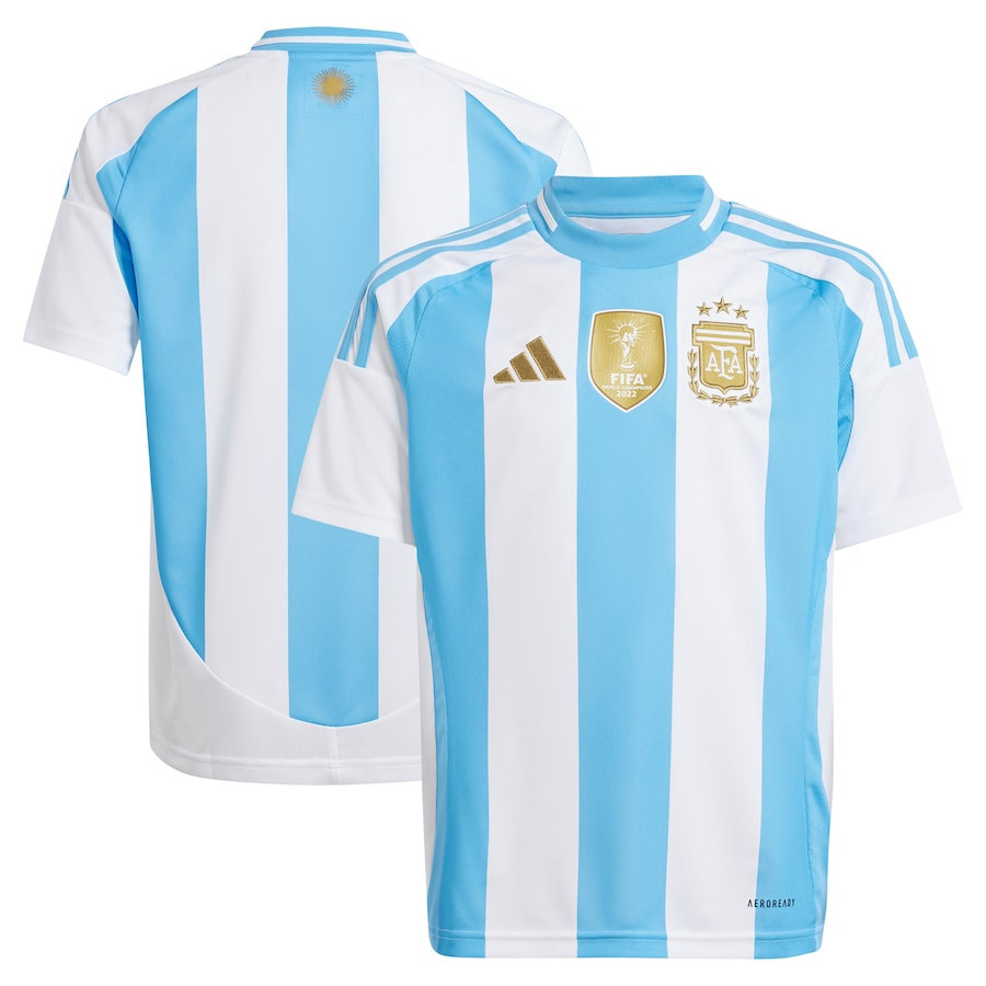 Argentina 2024/25 YOUTH Home Jersey – White