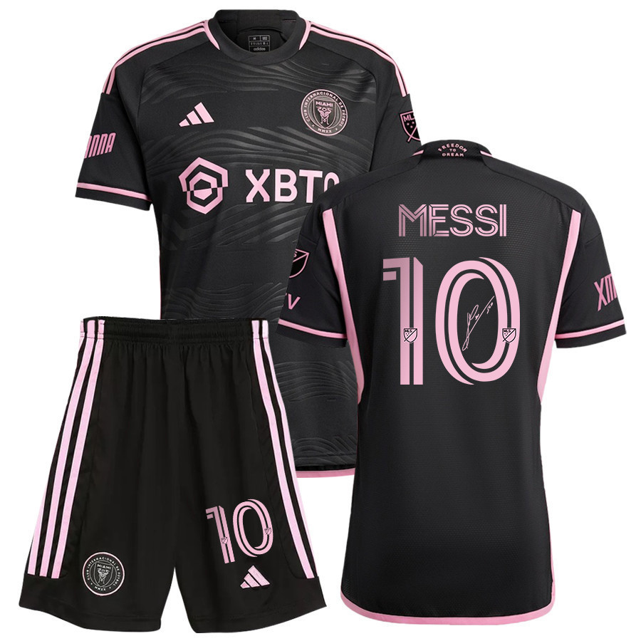Lionel Messi 10 Signed Inter Miami FC 2023/24 Away Jersey Kit – Black
