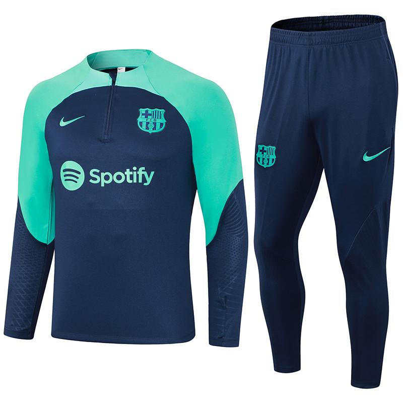 Barcelona Training Top Set 23/24 – Green/Navy