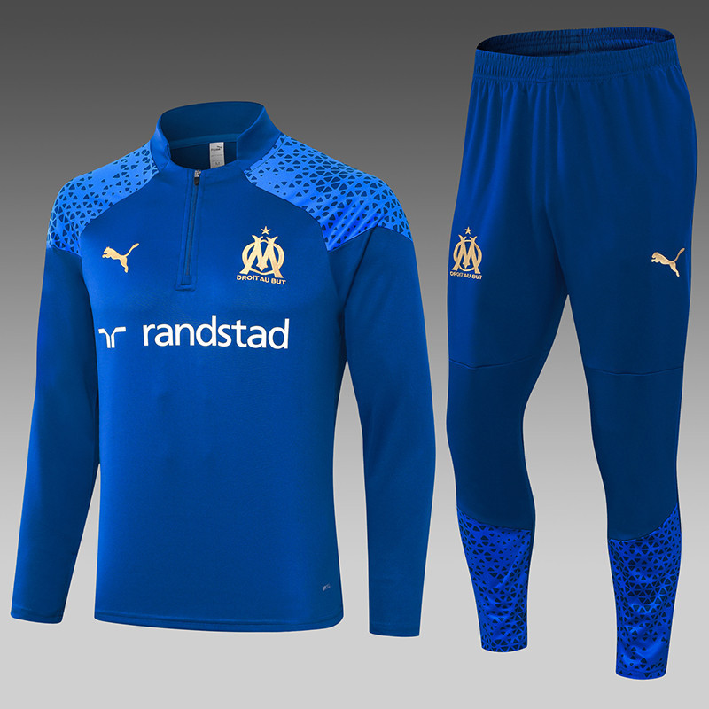 Olympique Marseille Training Top Set 23/24 – Royal Blue