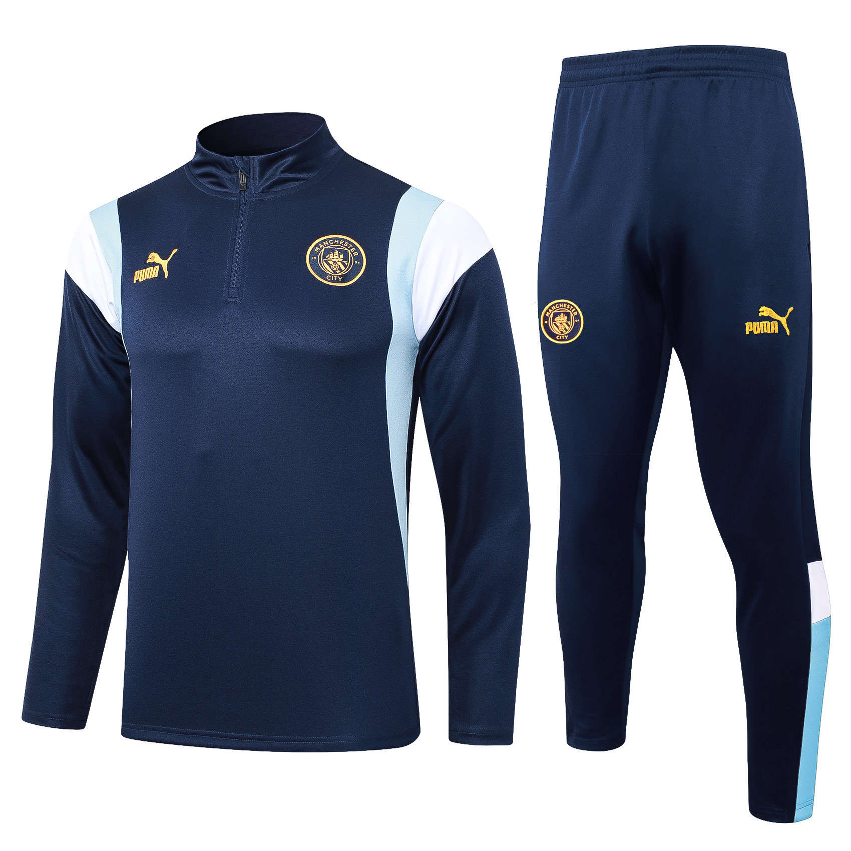 Manchester City Training Top Set 23/24 – Dark Blue