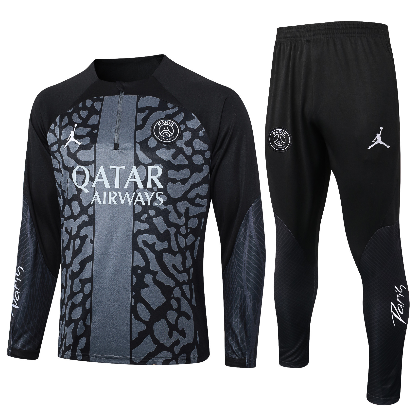 Paris Saint-Germain Training Top Set 23/24 – Charcoal/Black