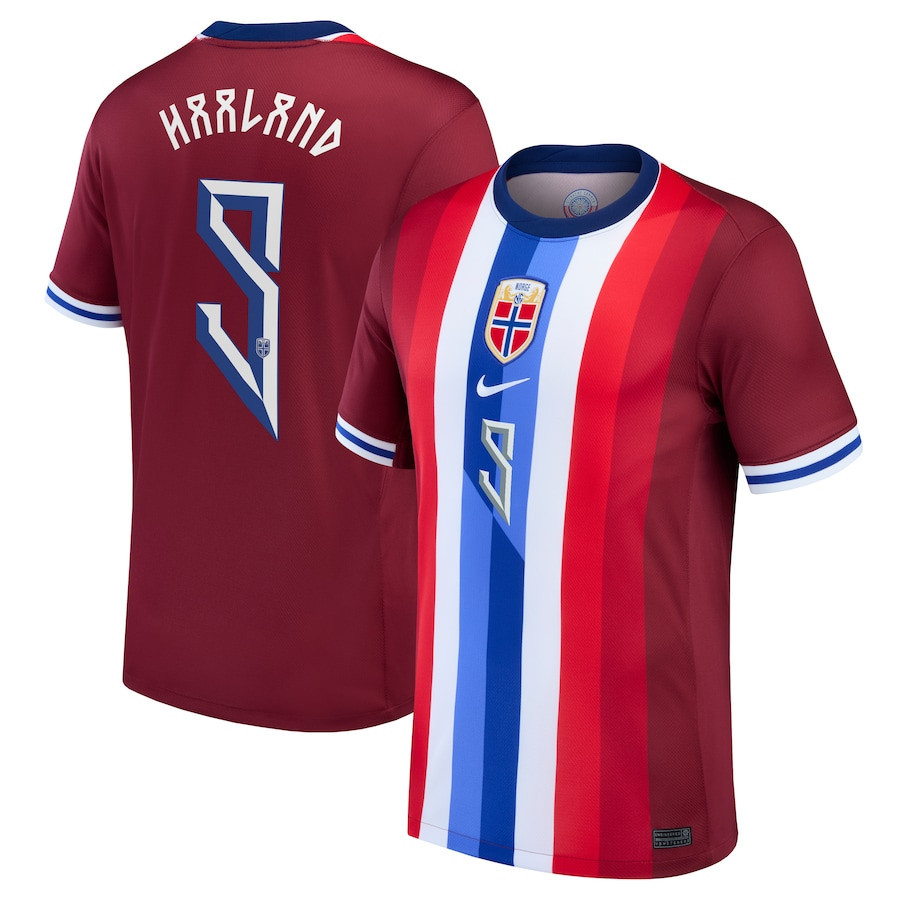 Erling Haaland 9 Norway National Team 2024 Home Men Jersey – Red