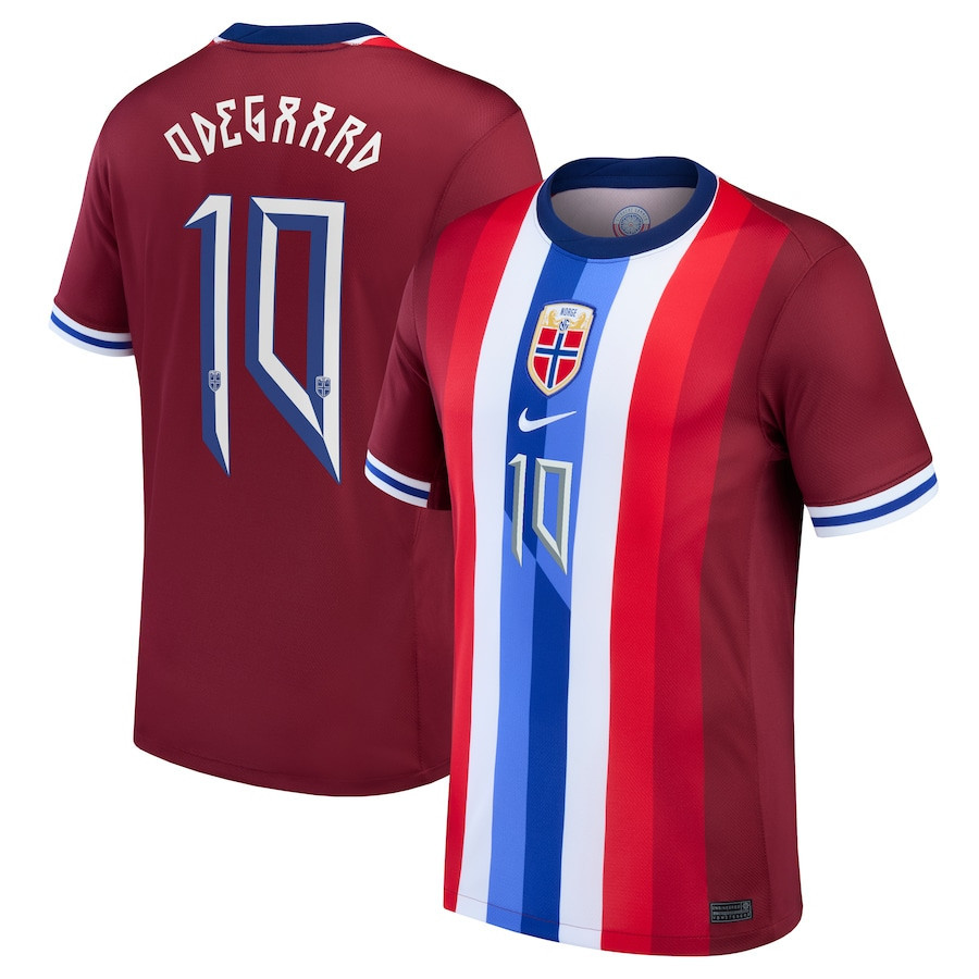 Martin degaard 10 Norway National Team 2024 Home Men Jersey – Red