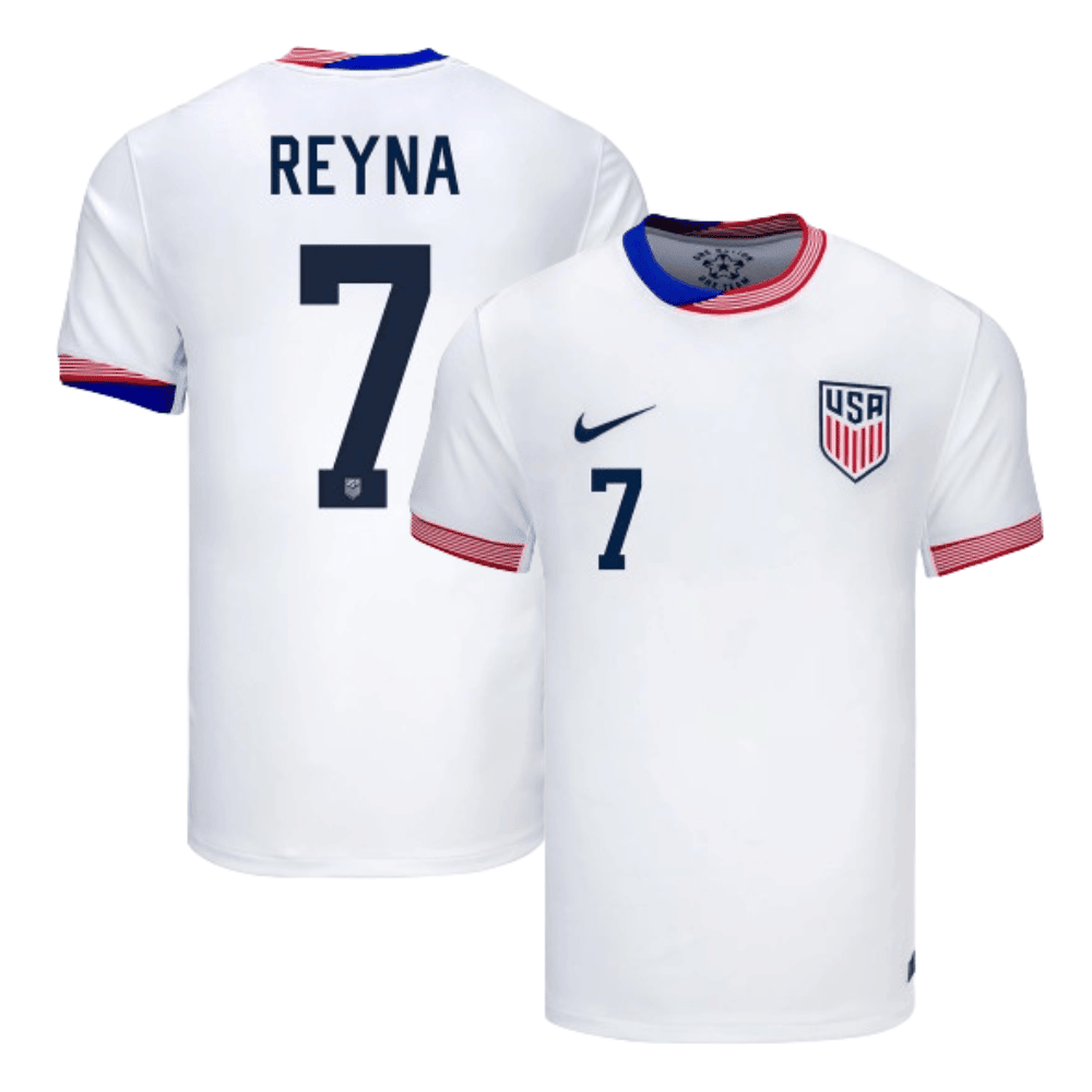 Giovanni Reyna 7 USMNT 2024 American Classic Home Stadium Men Jersey – White
