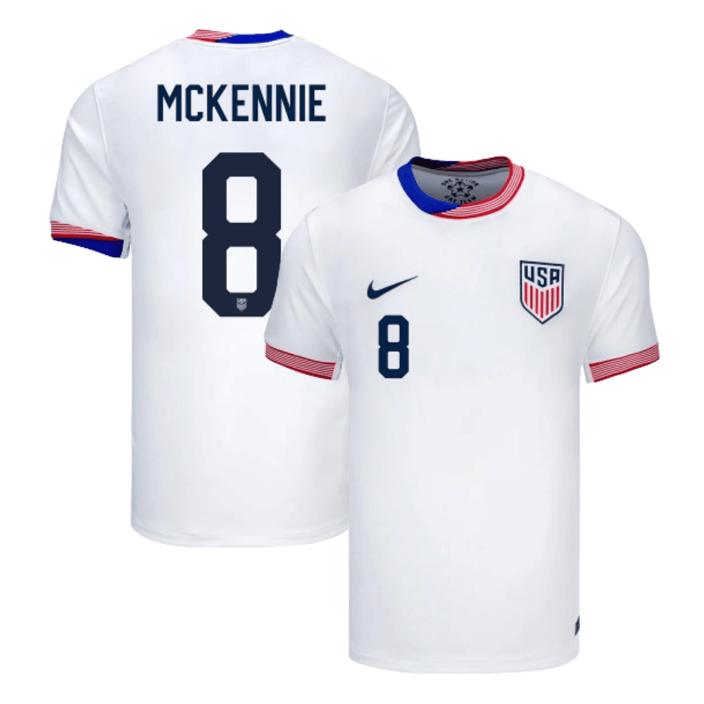 Weston McKennie 8 USMNT 2024 American Classic Home Stadium Men Jersey – White
