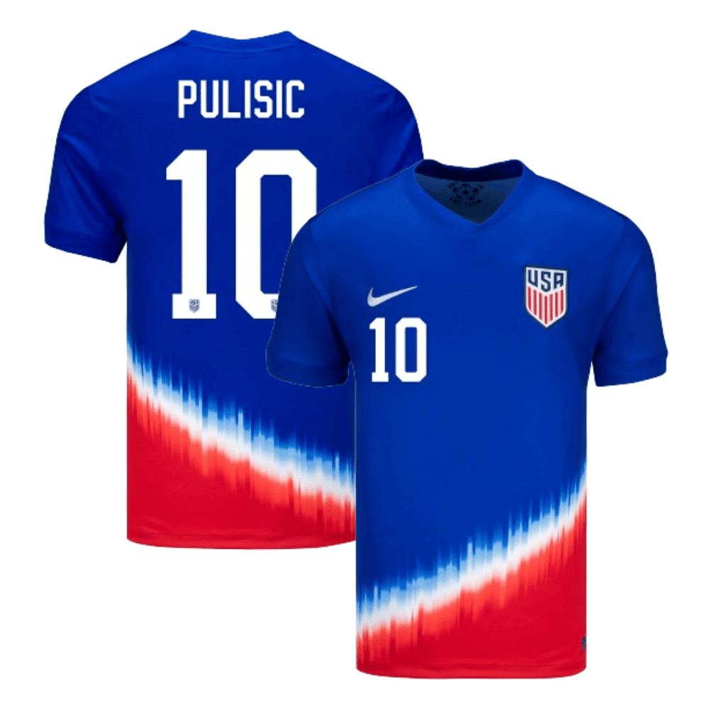 Christian Pulisic 10 USMNT 2024 American Icon Away Men Jersey – Blue