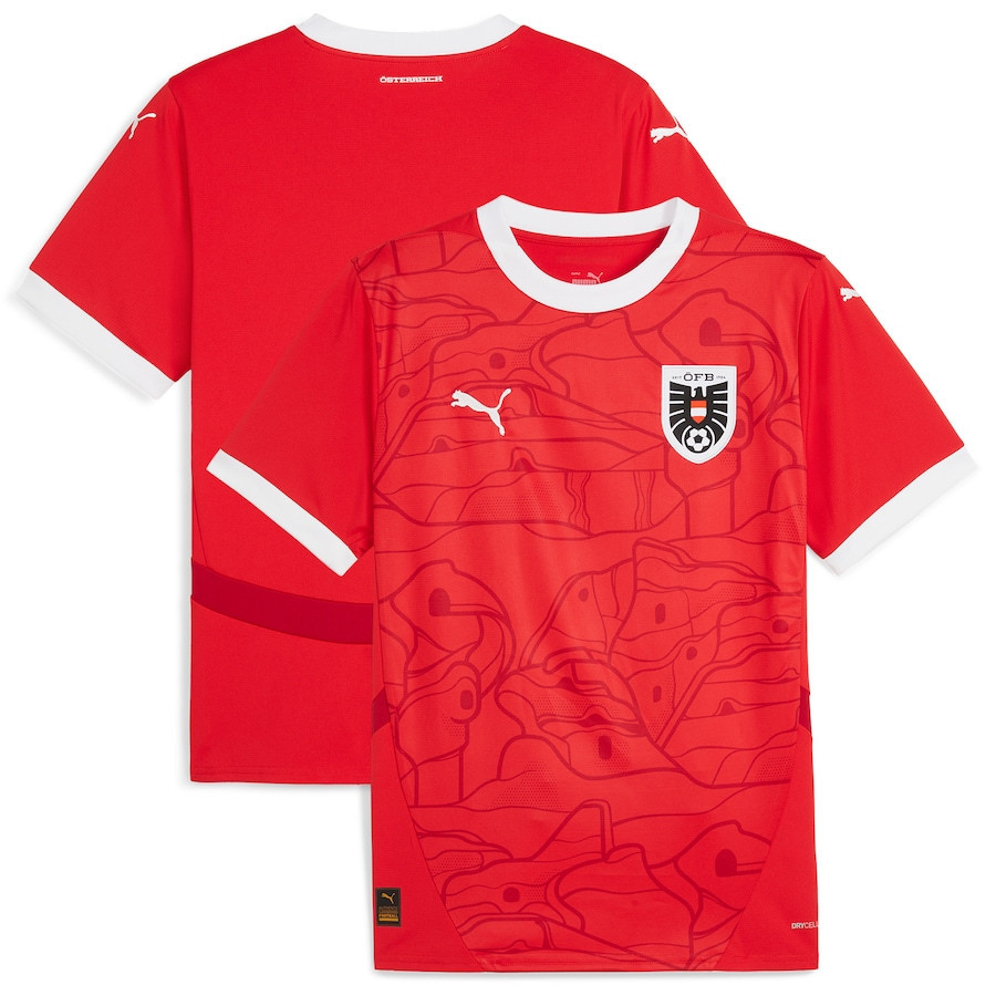 Austria National Team 2024 Home Men Jersey – Red