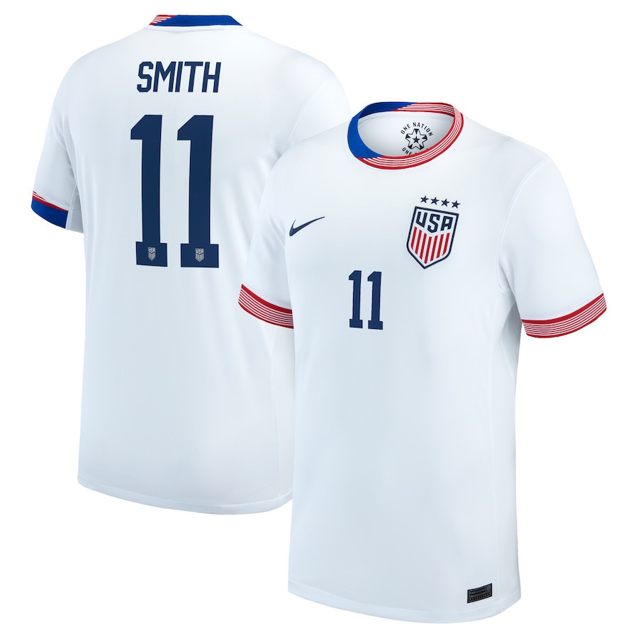 Sophia Smith 11 USWNT 2024 Home Men Jersey – White